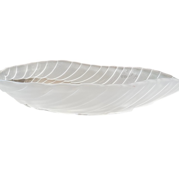 Beautiful vintage swan bowl, frosted and clear crystal, excellent condition - Picture 5 of 5